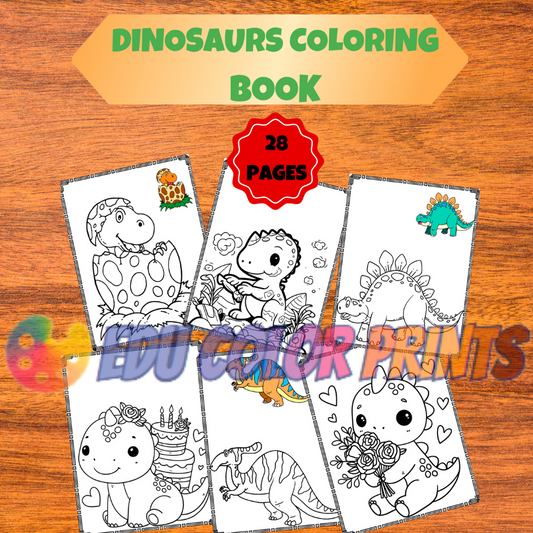 Dinosaurs Coloring Book