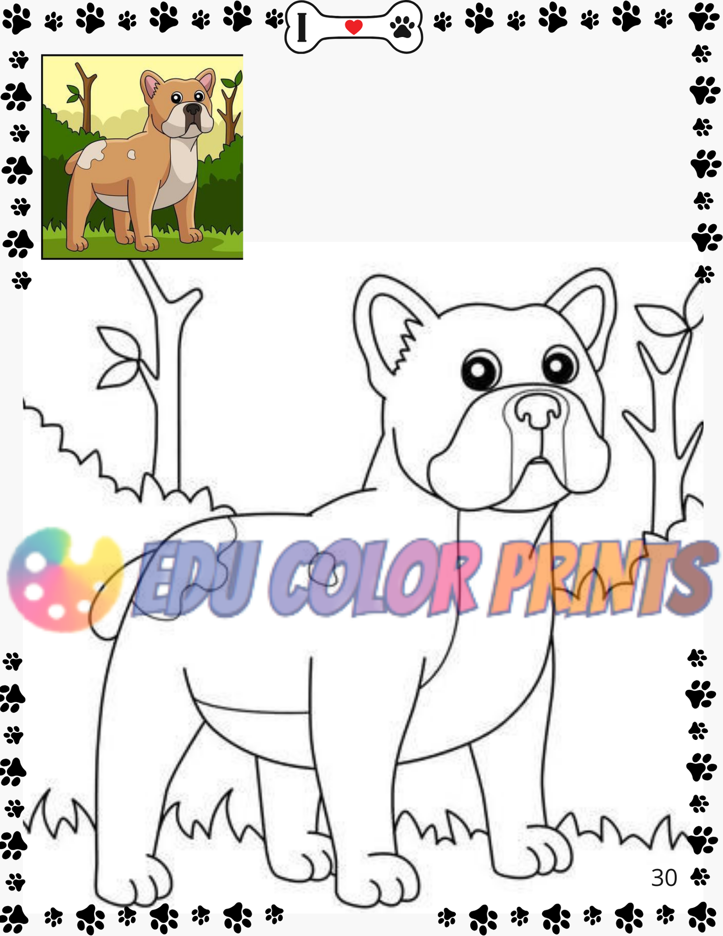 Coloring Books Dogs-EduColorPrints