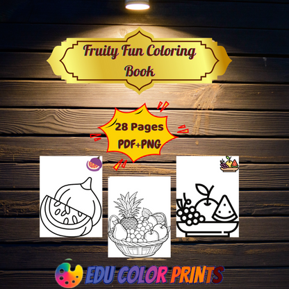 Fruity Fun Coloring Book