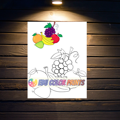 Fruity Fun Coloring Book